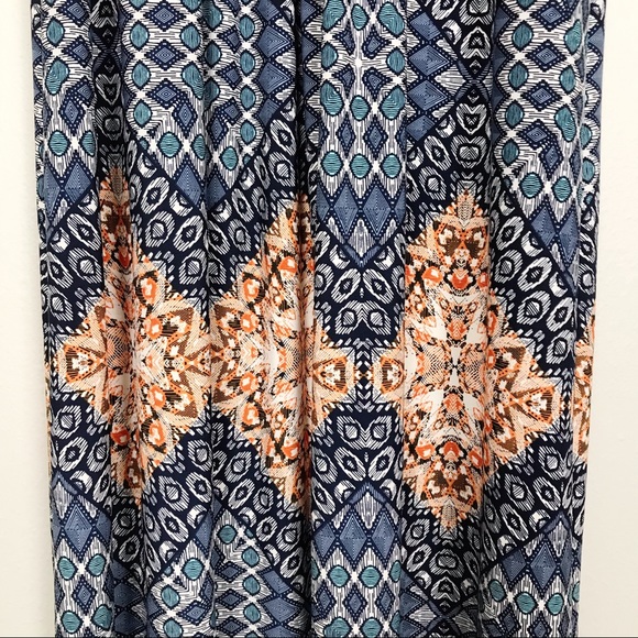 NWT Wisp Stitch Fix Pamela Printed Knit Maxi Dress - Picture 4 of 7